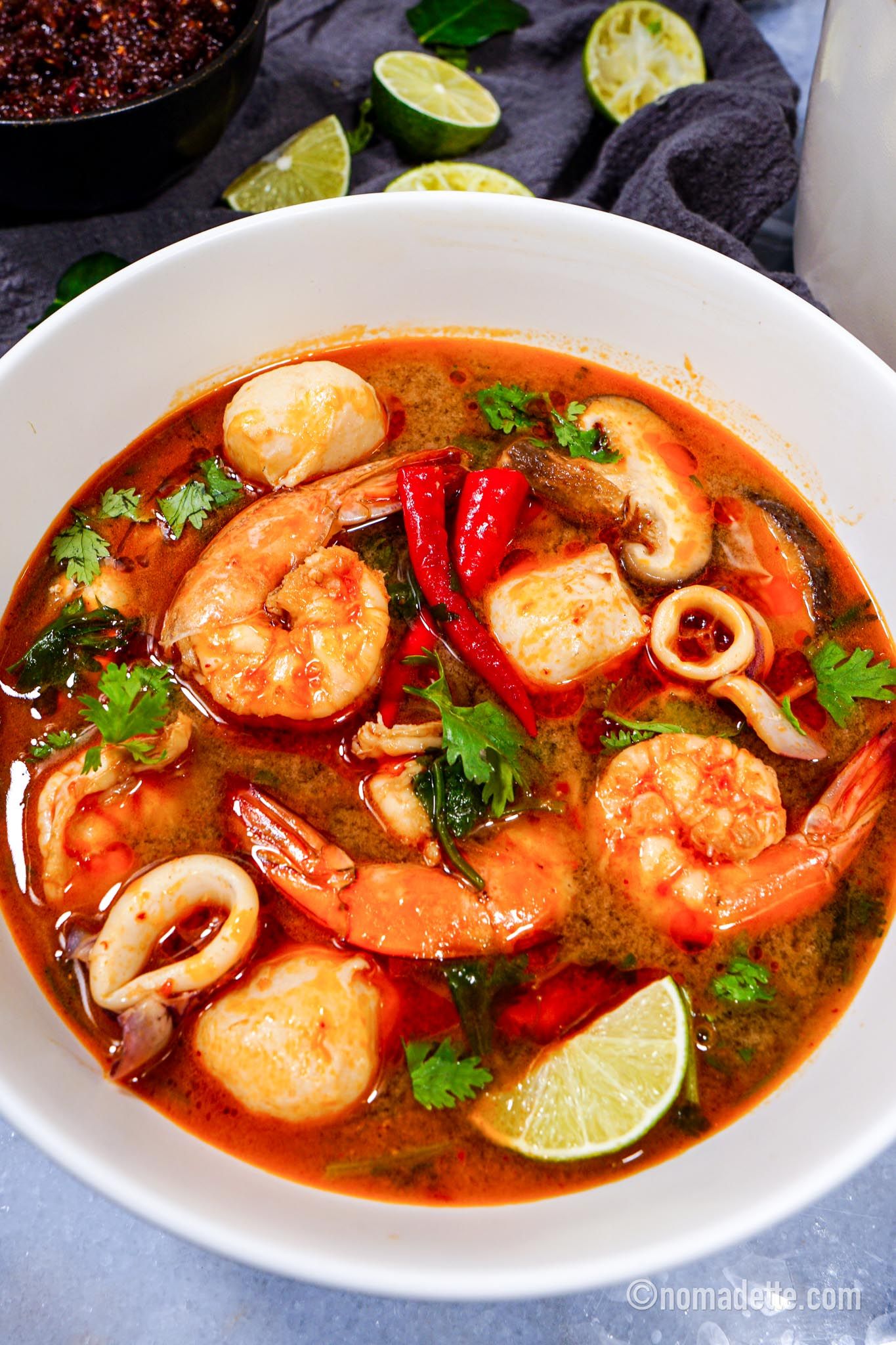 Tom Yum Soup has 20G Protein per serving.. find out more about Soups